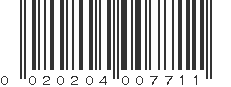 UPC 020204007711