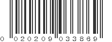 UPC 020209033869