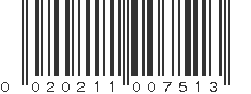 UPC 020211007513