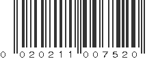 UPC 020211007520