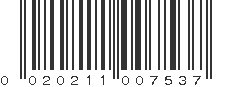 UPC 020211007537