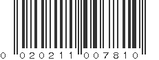 UPC 020211007810