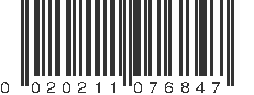 UPC 020211076847