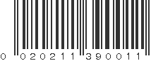 UPC 020211390011