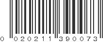 UPC 020211390073