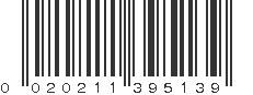 UPC 020211395139