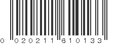 UPC 020211610133