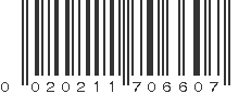 UPC 020211706607