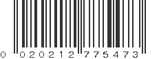 UPC 020212775473