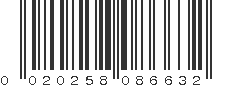 UPC 020258086632