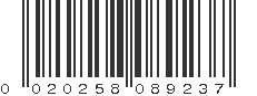 UPC 020258089237