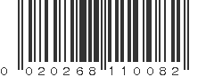 UPC 020268110082