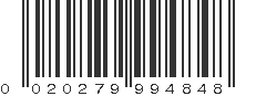 UPC 020279994848