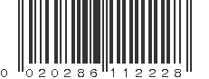 UPC 020286112228