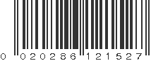 UPC 020286121527