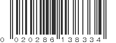 UPC 020286138334