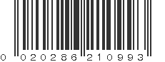 UPC 020286210993