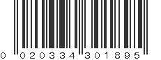 UPC 020334301895