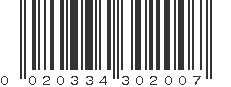 UPC 020334302007