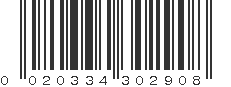 UPC 020334302908