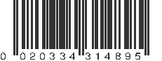 UPC 020334314895