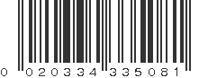 UPC 020334335081