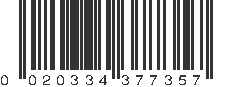 UPC 020334377357