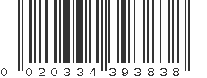 UPC 020334393838