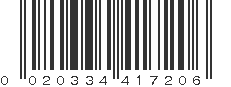 UPC 020334417206