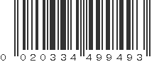 UPC 020334499493