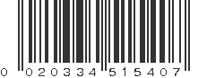 UPC 020334515407