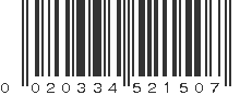 UPC 020334521507