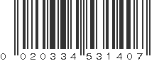 UPC 020334531407