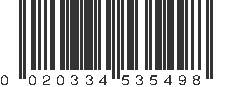 UPC 020334535498