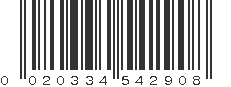 UPC 020334542908