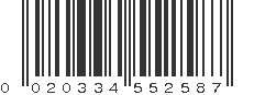 UPC 020334552587