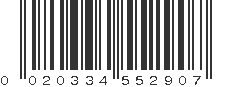 UPC 020334552907