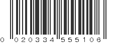 UPC 020334555106