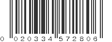 UPC 020334572806