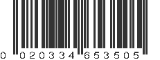 UPC 020334653505