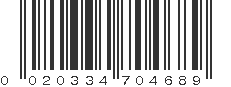 UPC 020334704689