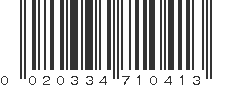 UPC 020334710413