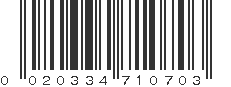 UPC 020334710703