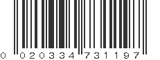 UPC 020334731197