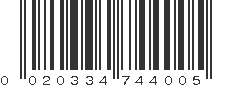 UPC 020334744005