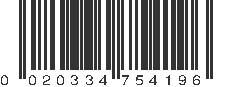 UPC 020334754196