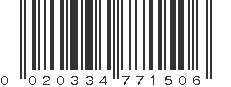 UPC 020334771506