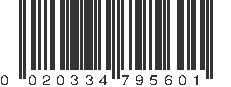 UPC 020334795601