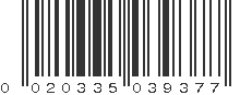 UPC 020335039377