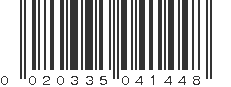 UPC 020335041448